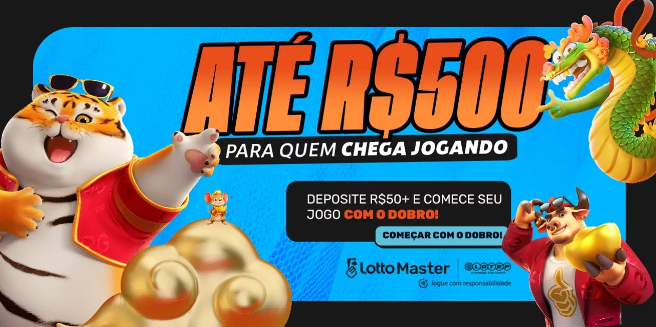 Cadastre-se na Lotto Master para receber o bônus de boas-vindas